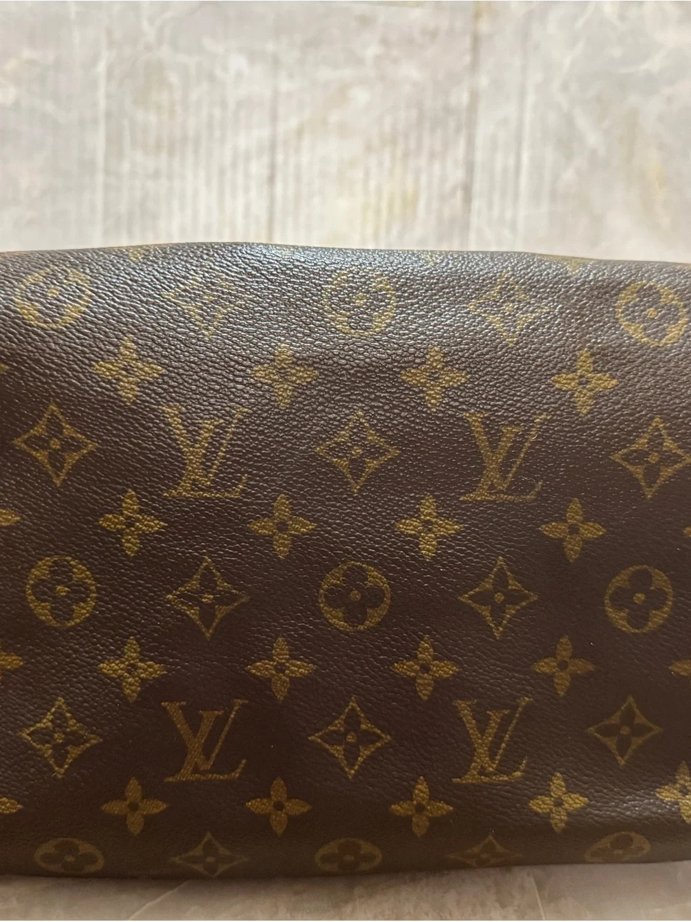 Louis Vuitton Brown Boston Monogram Speedy 30